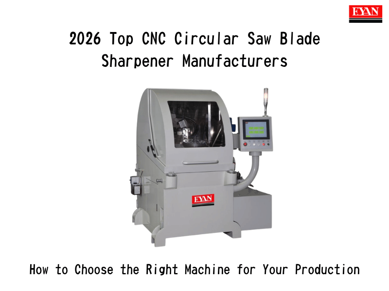 2026 Top CNC Circular Saw Blade Sharpener Manufacturers: How to Choose the Right Machine for Your Production
